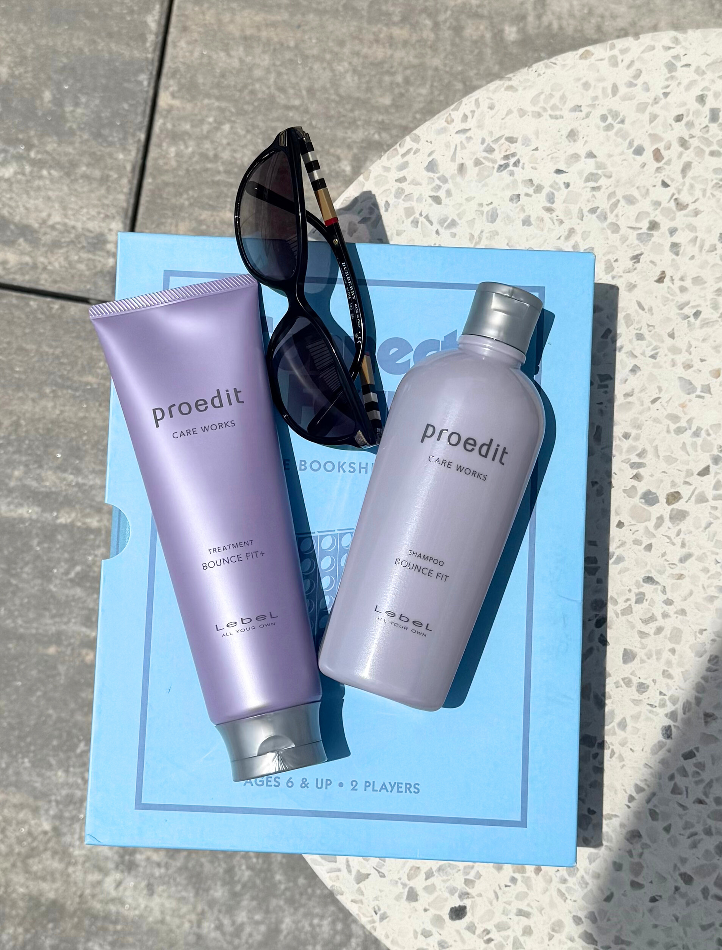 Lebel Proedit Bounce Fit Hair Repair Set (Shampoo 300 mL / 10.1 fl.oz + Treatment 250 g / 8.8 oz)