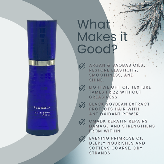 Milbon Plarmia Hairserum Oil M - 120 mL / 4.1 oz