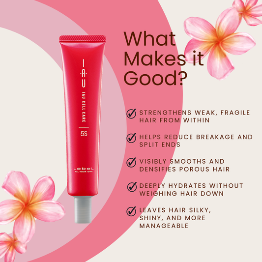 Lebel IAU Cell Care 5S Hair Strengthening Cream Concentrate - 40 mL / 1.35 Fl Oz