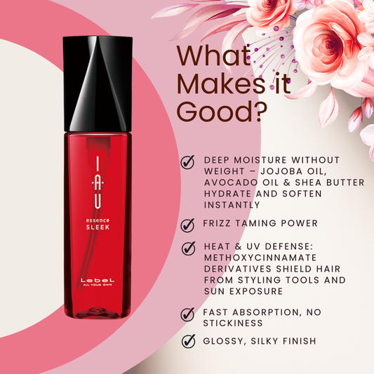 LebeL IAU Essence Sleek Leave-in Treatment - 100 ml / 3.4 oz