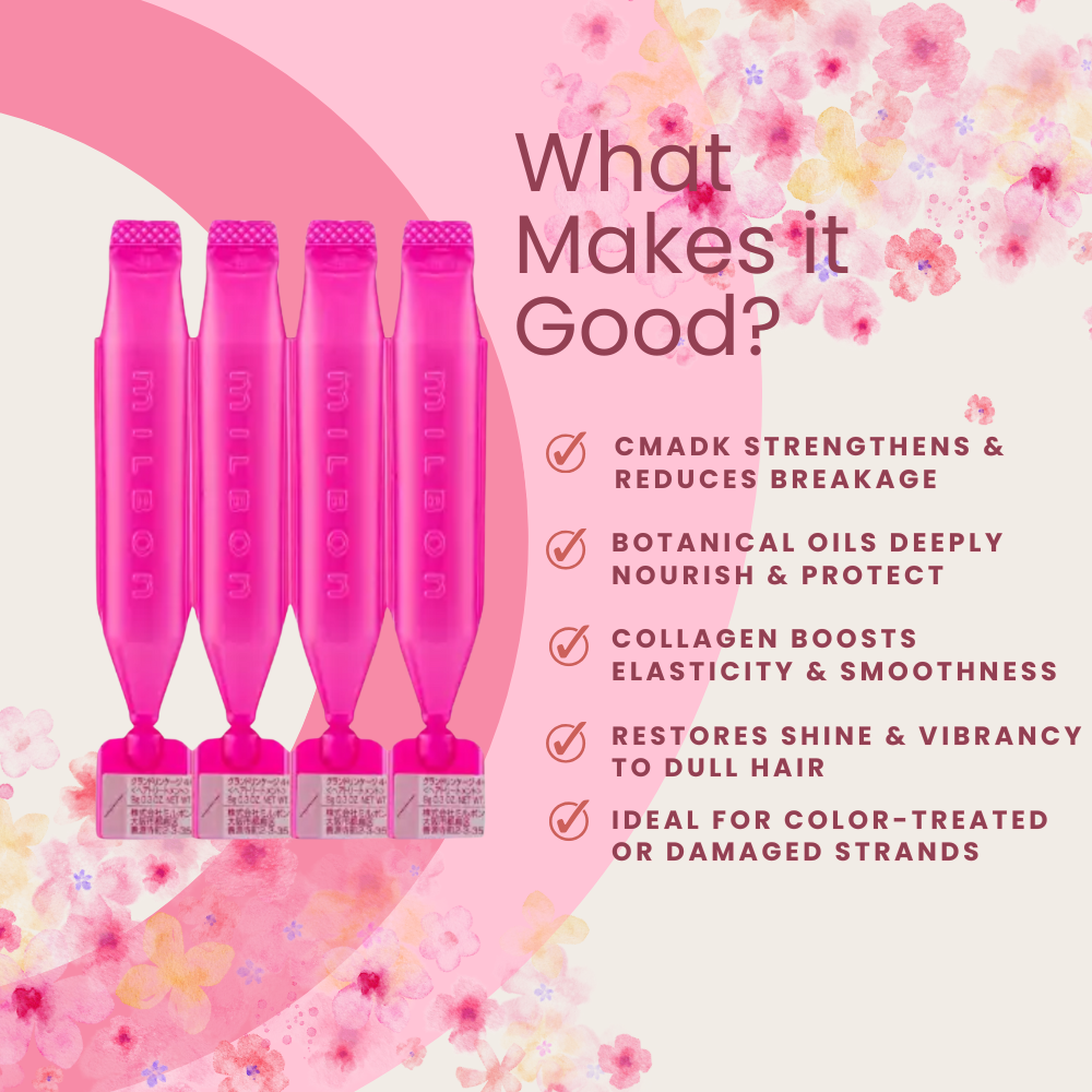 Milbon Grand Linkage Ampoule Hair Mask, 4 pcs - 36g / 1.2 oz