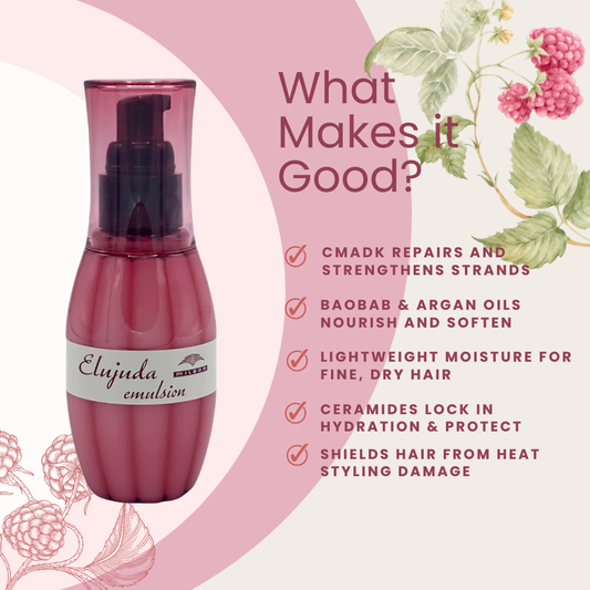 Milbon Elujuda Emulsion Leave-In Hair Treatment - 120 mL / 4.1 oz