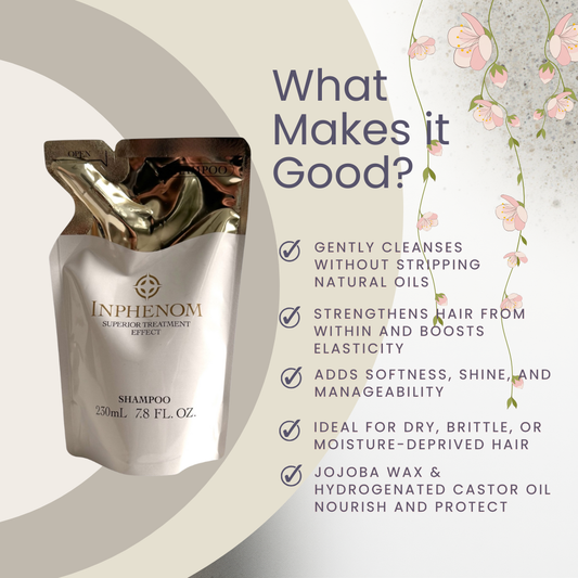 Milbon Inphenom Moisturizing Shampoo - 230 mL / 7.78 oz